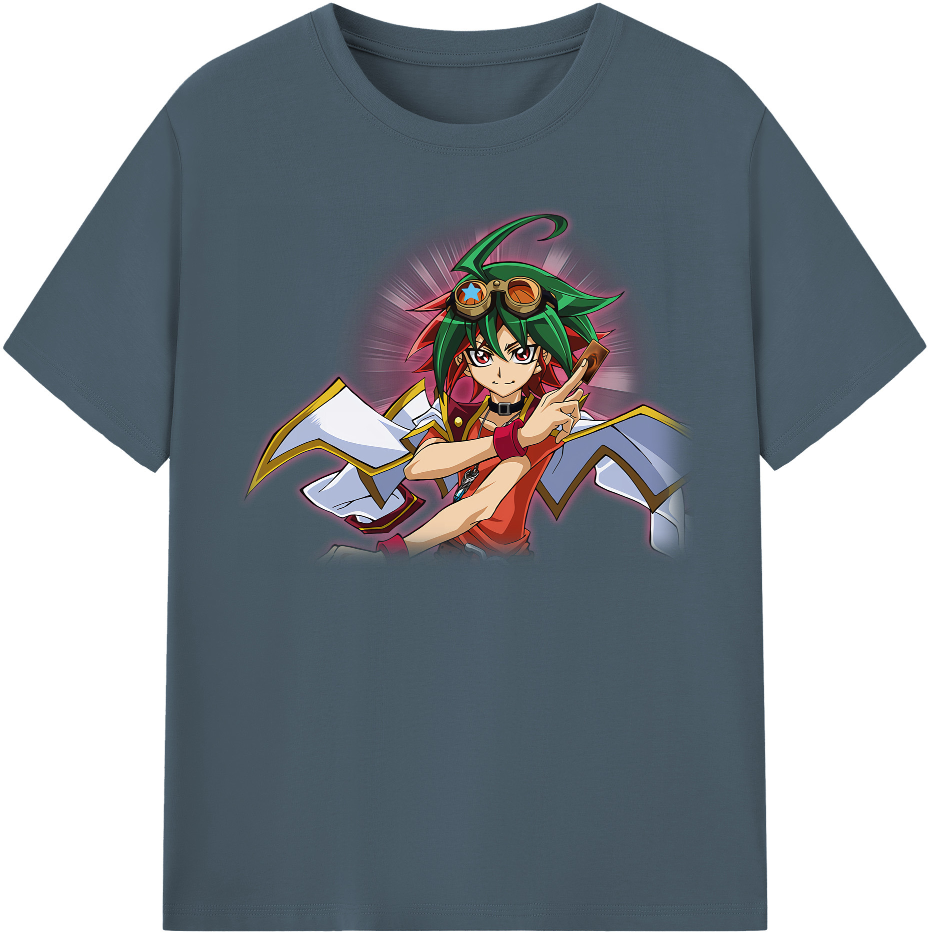 （画像用） 遊☆戯☆王 Yu-Gi-Oh! 綿100％半袖Tシャツ（フロントプリント）